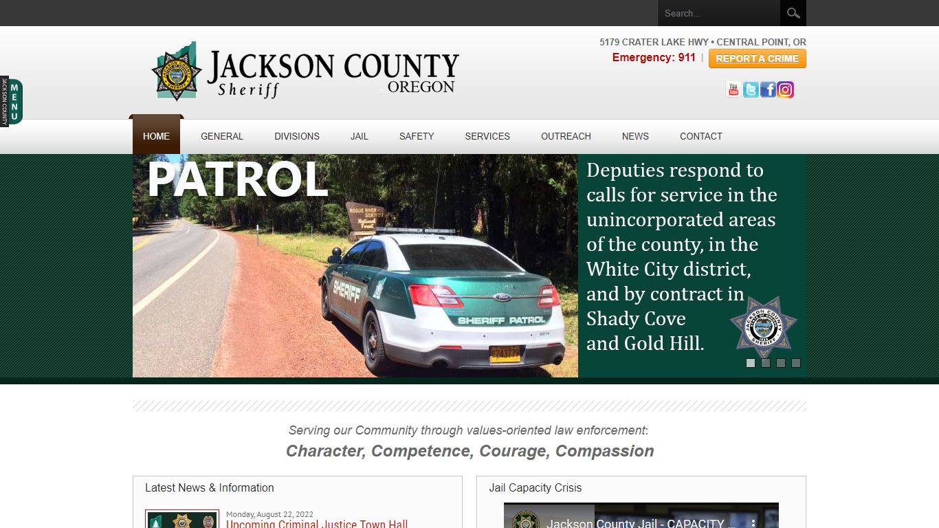 Sheriff - Jackson County, Oregon, USA