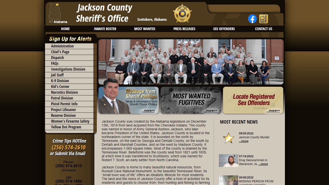 Jackson County Sheriff's Office - Scottsboro, Alabama